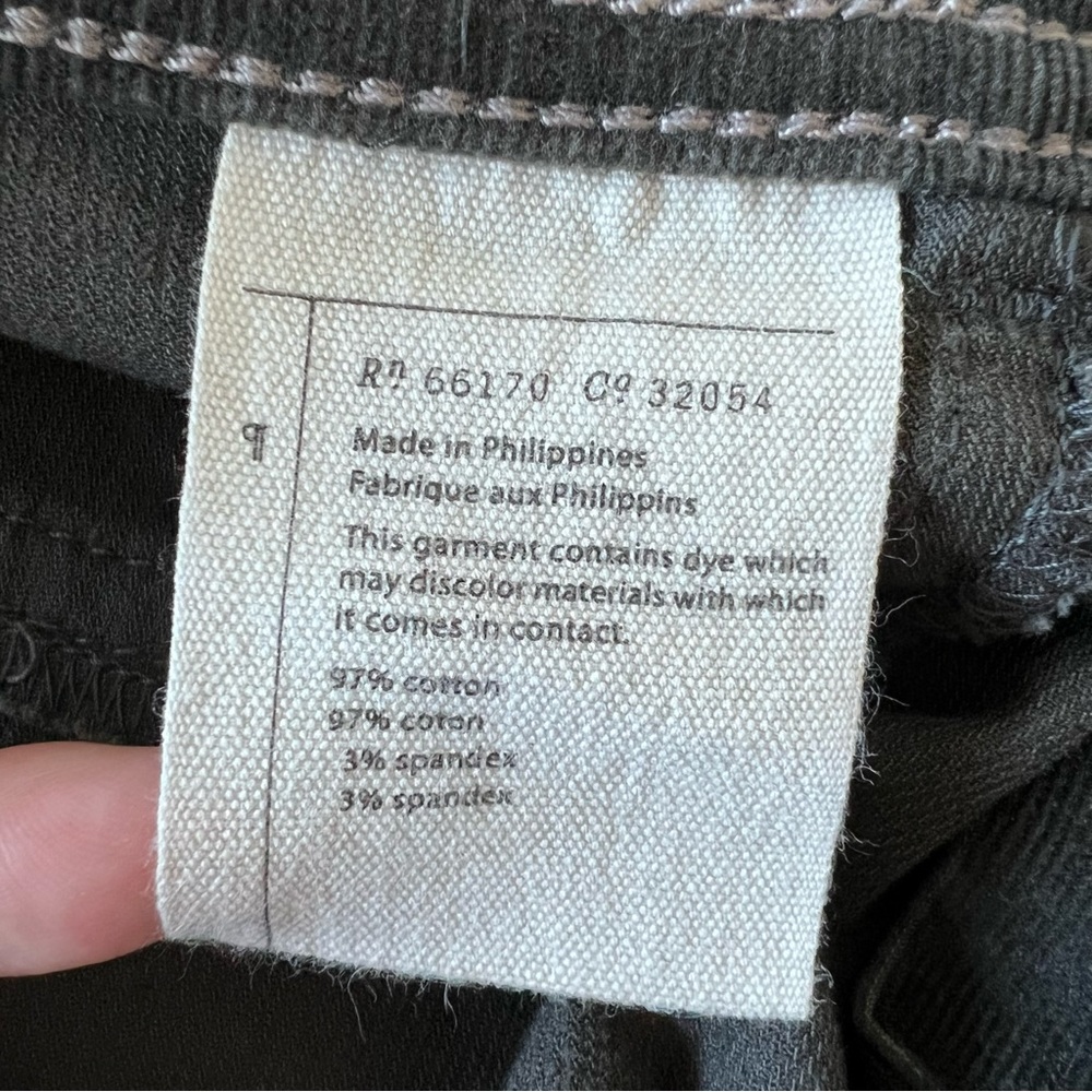 Anthropologie Pilcro and the Letterpress Serif Skinny Corduroy Pants 31 Green - Picture 5 of 9